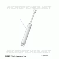 SUSPENSION, REAR SHOCK TRACK