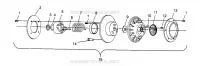 DRIVEN CLUTCH XLT TOURING 0963357 AND EUROPEAN XLT TOURING E963357 (4931923192C002)