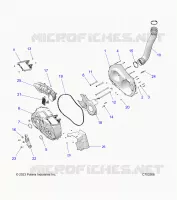 DRIVE TRAIN, CLUTCH COVER AND DUCTING