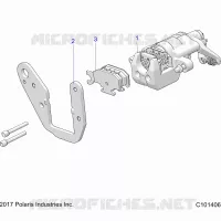 REAR BRAKE CALIPER