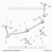SUSPENSION, FRONT STABILIZER BAR- G21G4P99AM/BM (C701011-2)