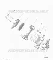 BRAKES, REAR CALIPER