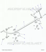SUSPENSION, STABILIZER BAR, REAR