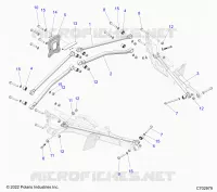REAR SUSPENSION TRAILING ARMS MOUNTING