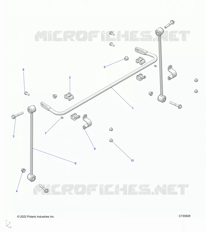 SUSPENSION, FRONT STABILIZER BAR