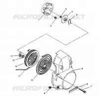 RECOIL STARTER WIDETRAK LX 0962064 AND EUROPEAN WIDETRAK LX E962064 (4931643164D002)