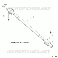 DRIVE TRAIN, REAR PROP SHAFT