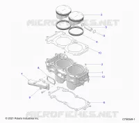 CYLINDER AND PISTON