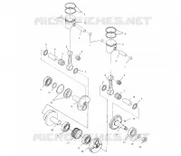 PISTON   CRANKSHAFT