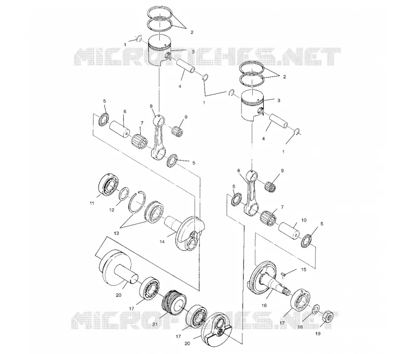 PISTON   CRANKSHAFT