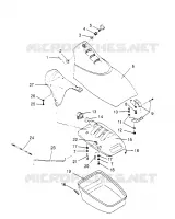 FRONT STORAGE COMPARTMENT SL 650 B954058 (4930483048A008)