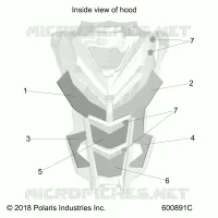 HOOD FOAM/FIBER