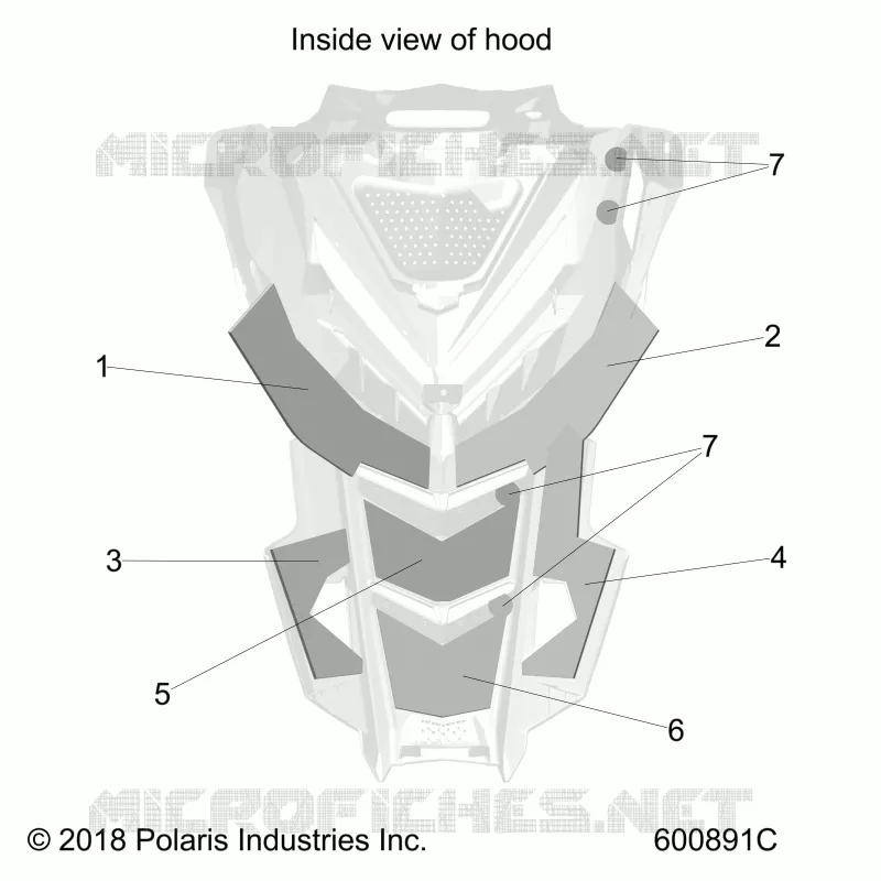 HOOD FOAM/FIBER