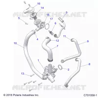 ENGINE, WATERPUMP AND BYPASS
