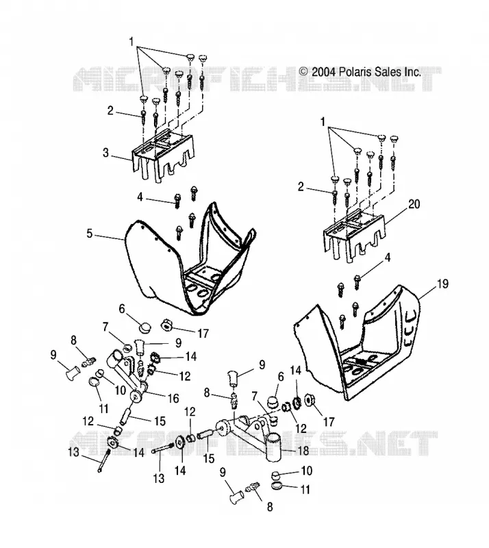 SWING ARM/FOOTREST