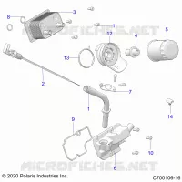 ENGINE, DIPSTICK & OIL FILTER