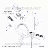 ENGINE, THROTTLE CONTROL ASM.