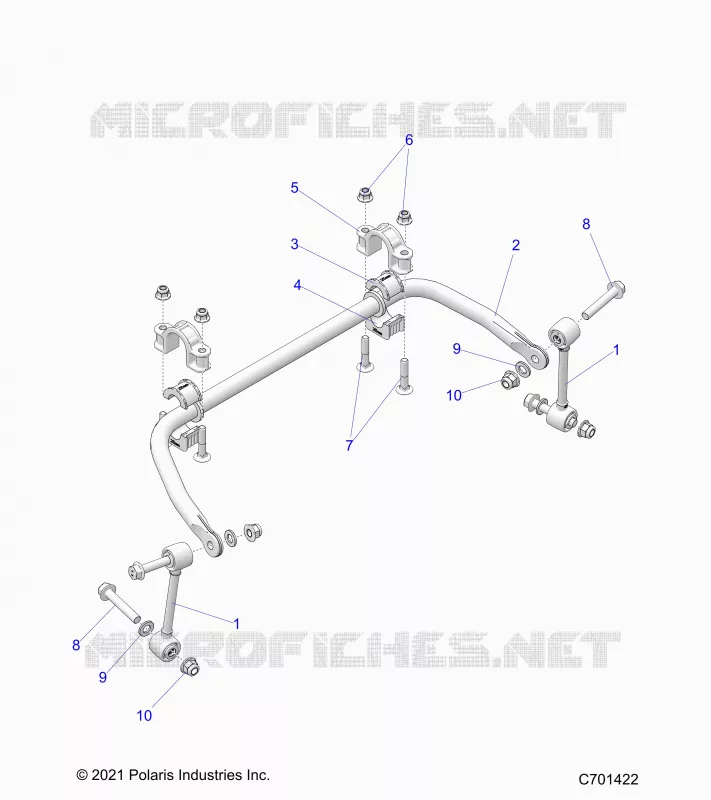 SUSPENSION, REAR STABILIZER BAR