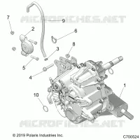 DRIVE TRAIN, MAIN GEARCASE MOOUNTING