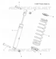 SUSPENSION, REAR SHOCK