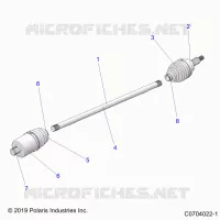 DRIVE TRAIN, HALF SHAFT, FRONT