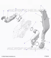 DRIVE TRAIN, CLUTCH COVER DUCTING