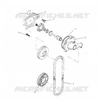 WATER PUMP XLT SP 0966676 AND  EUROPEAN XLT SP E966676 (4931703170C012)