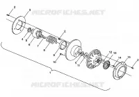 DRIVEN CLUTCH ASSEMBLY STORM/0932770 AND STORM SKS/0932570 (4923032303024A)