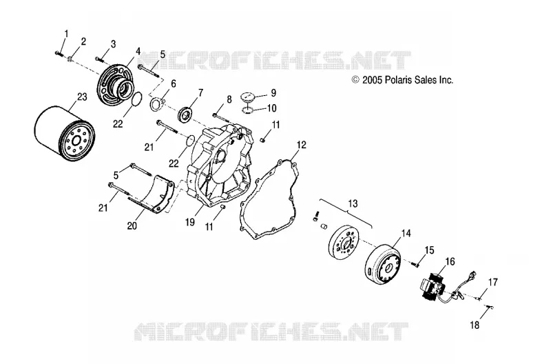 CRANKCASE COVER, RH