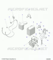 ELECTRICAL, E.S. BATTERY/BOX AND CABLES