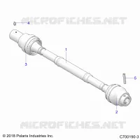 DRIVE TRAIN, FRONT PROP SHAFT