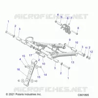 SUSPENSION, FRONT TORQUE ARM