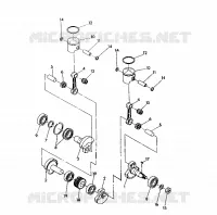 PISTON   CRANKSHAFT INDY LITE (4921332133028A)