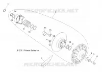 DRIVE TRAIN, SECONDARY CLUTCH