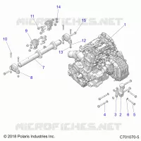 ENGINE, MOUNTING & LONG BLOCK