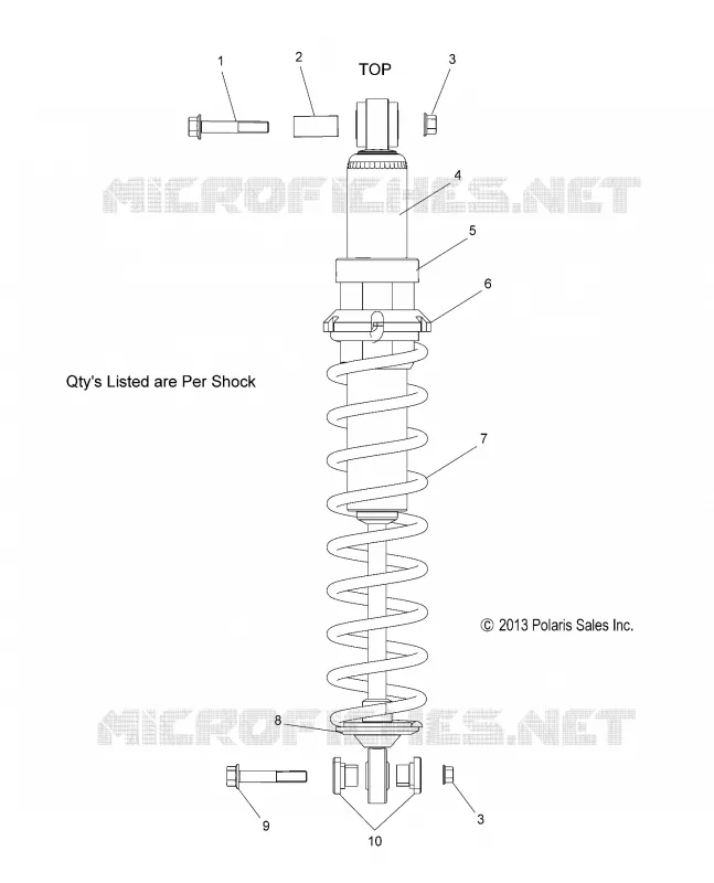 SUSPENSION, IFS SHOCK (7043904)