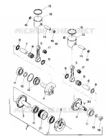 PISTON AND CRANKSHAFT 400 (4912701270037A)