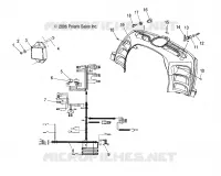 CENTER CONSOLE ELECTRICAL COMPONENTS, AND HARNESSES