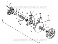 DRIVE CLUTCH ASSEMBLY XLT E940767,  XLT SP E940667    XLT SKS E940567 (49274227420023)