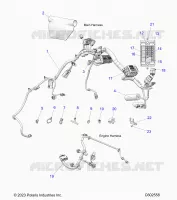 ELECTRICAL, WIRE HARNESS,CHASSIS/FUSE BLOCK, ENGINE