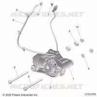 DRIVE TRAIN, FRONT GEARCASE MOUNTING