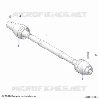 DRIVE TRAIN, FRONT PROP SHAFT