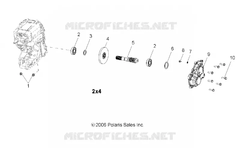 TRANSMISSION OUTPUT SHAFT