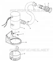BILGE PUMP SL 700 B964066 AND  INTL. SL 700 I964066 (4935633563B013)