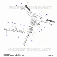 UPPER STEERING & HANDLEBAR ASM.