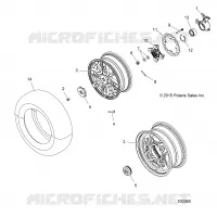 WHEELS, FRONT AND HUB