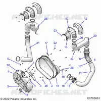 DRIVE TRAIN, CLUTCH COVER AND DUCTING