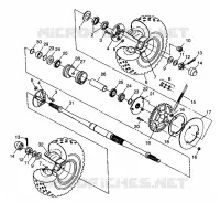 REAR WHEEL DRIVE XPLORER 300 W98CC28C (4945264526C008)