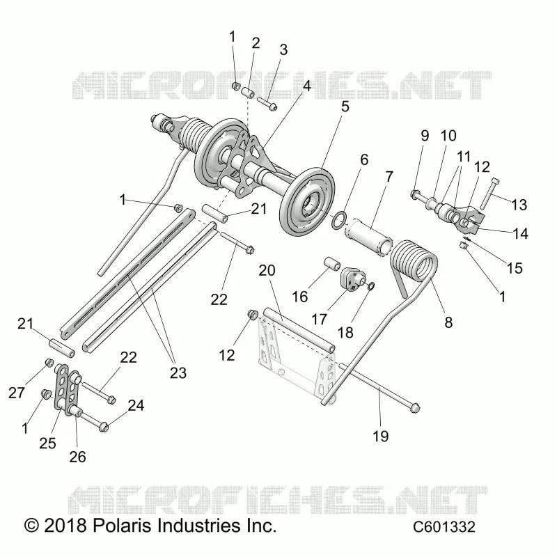 SUSPENSION, REAR TORQUE ARM