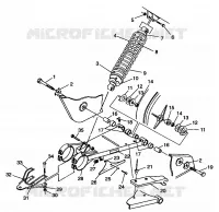 SWING ARM   SHOCK XPRESS 300 W98CA28C (4945364536B012)